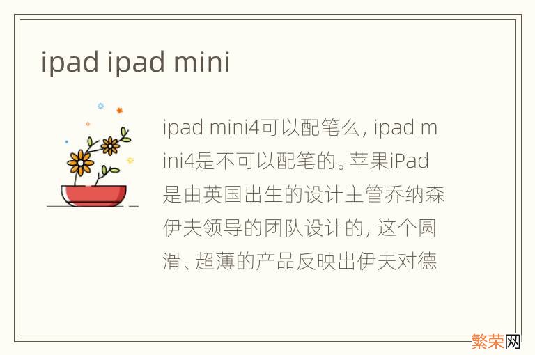 ipad ipad mini