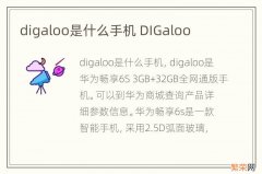 digaloo是什么手机 DIGaloo