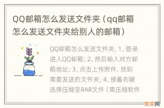 qq邮箱怎么发送文件夹给别人的邮箱 QQ邮箱怎么发送文件夹