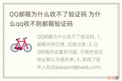 QQ邮箱为什么收不了验证码 为什么qq收不到邮箱验证码