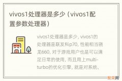 vivos1配置参数处理器 vivos1处理器是多少