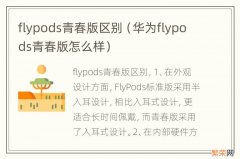 华为flypods青春版怎么样 flypods青春版区别