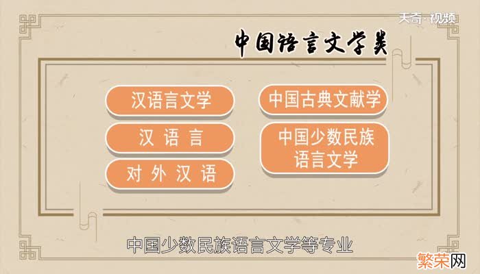 中国语言文学类包括哪些专业 中国语言文学类都有什么专业