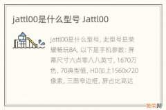 jattl00是什么型号 Jattl00