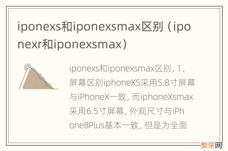 iponexr和iponexsmax iponexs和iponexsmax区别