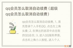 超级qq会员怎么取消自动续费 qq会员怎么取消自动续费