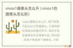 vivos1的摄像头怎么拆 vivos1摄像头怎么升