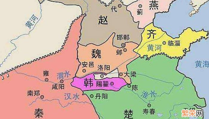 齐楚燕韩赵魏秦分别在哪里地图 齐楚燕韩赵魏秦分别在什么地方