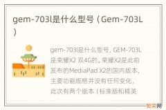 Gem-703L gem-703l是什么型号