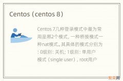 centos 8 Centos