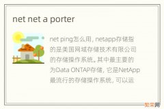 net net a porter