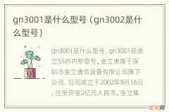 gn3002是什么型号 gn3001是什么型号