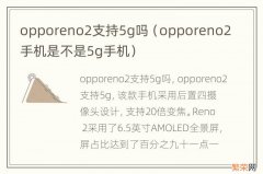 opporeno2手机是不是5g手机 opporeno2支持5g吗