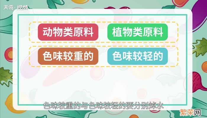 焯水是什么意思 焯水是什么