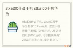 stkal00什么手机 stkal00手机华为