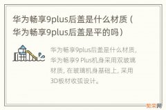 华为畅享9plus后盖是平的吗 华为畅享9plus后盖是什么材质