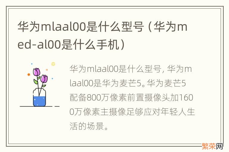 华为med-al00是什么手机 华为mlaal00是什么型号