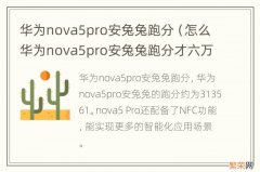 怎么华为nova5pro安兔兔跑分才六万分啊 华为nova5pro安兔兔跑分