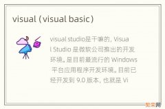 visual basic visual