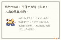 华为stkal00具体参数 华为stkal00是什么型号