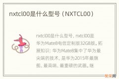 NXTCL00 nxtcl00是什么型号