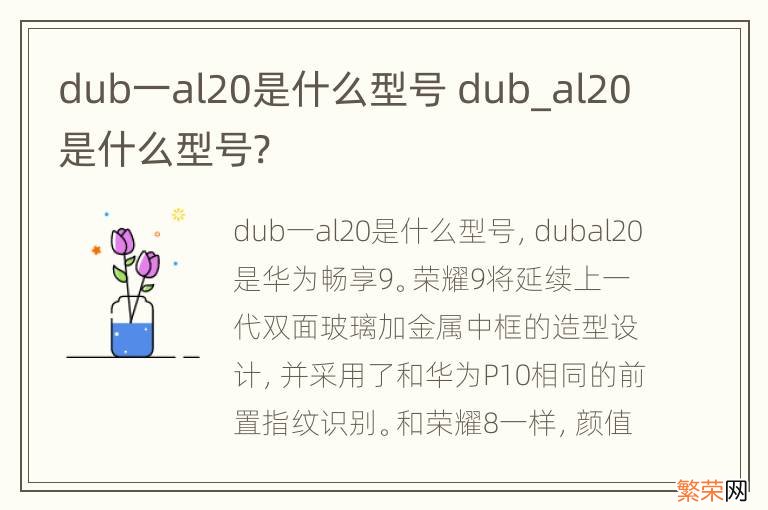 dub一al20是什么型号 dub_al20是什么型号?