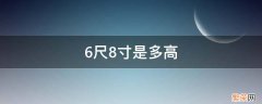 nba6尺8寸是多高 6尺8寸是多高