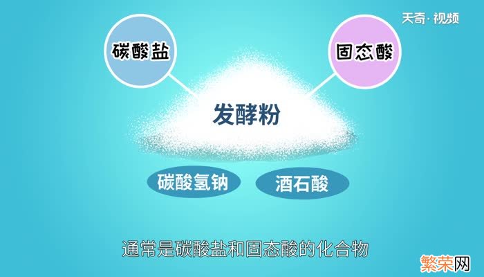 发酵粉的主要成分 发酵粉是怎么做的