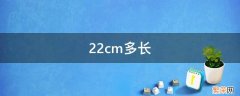 22cm多长小腿 22cm多长