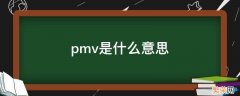 pmv是什么意思