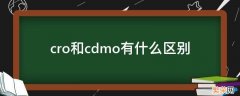 cro和cdmo是什么意思 cro和cdmo有什么区别