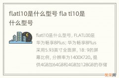 flatl10是什么型号 fla tl10是什么型号