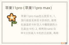 苹果11pro max 苹果11pro