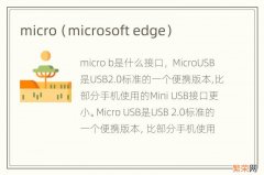 microsoft edge micro