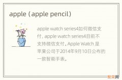 apple pencil apple