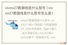 vivox27数据线是什么型号怎么读 vivox27数据线是什么型号