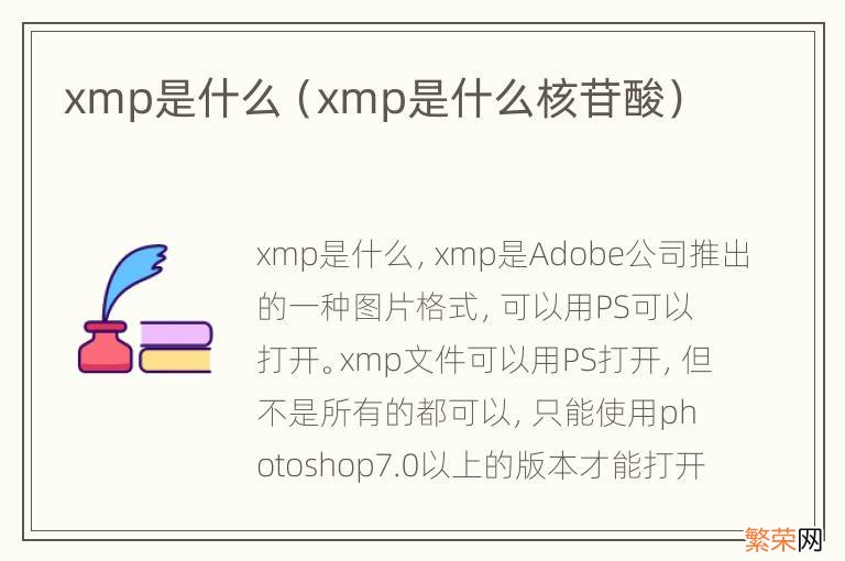 xmp是什么核苷酸 xmp是什么