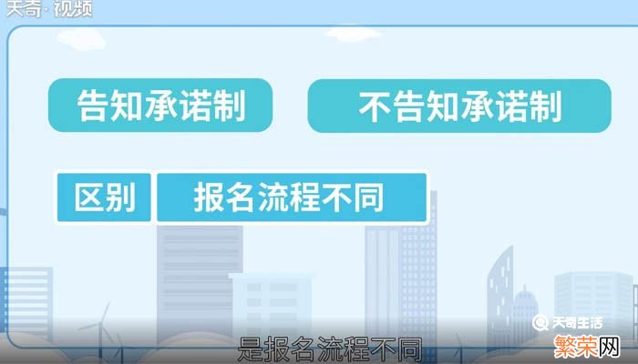 告知承诺制和不告知承诺制区别是什么 告知承诺制和不告知承诺制区别是什么呢