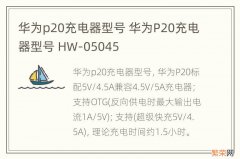华为p20充电器型号 华为P20充电器型号 HW-05045