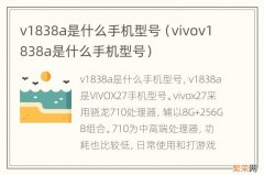 vivov1838a是什么手机型号 v1838a是什么手机型号