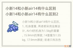 小新14和小新air14有什么区别 小新14和小新air14有什么区别2020款