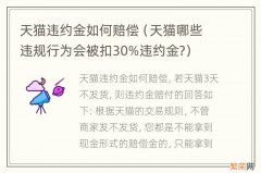 天猫哪些违规行为会被扣30%违约金? 天猫违约金如何赔偿