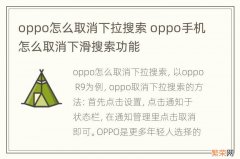 oppo怎么取消下拉搜索 oppo手机怎么取消下滑搜索功能