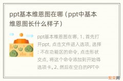 ppt中基本维恩图长什么样子 ppt基本维恩图在哪