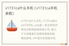 v1731ca手机参数 v1731ca什么手机