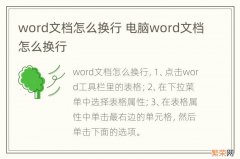 word文档怎么换行 电脑word文档怎么换行