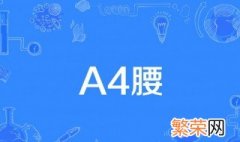 a4腰是什么意思 什么是a4腰