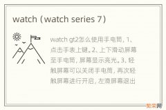 watch series 7 watch