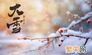 大雪节气有什么忌讳 大雪节气简介