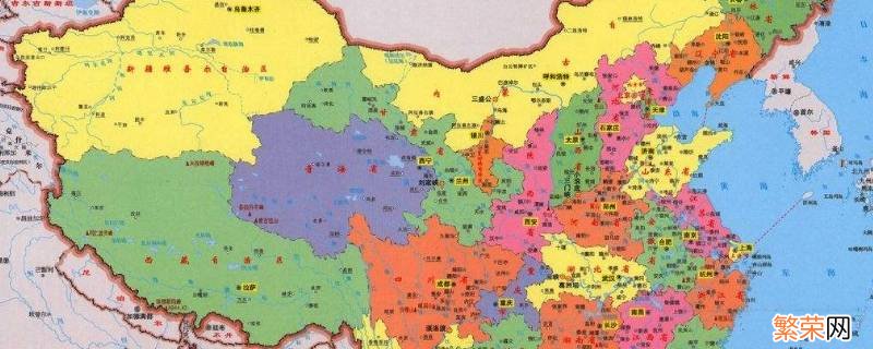 中国地图上面的颜色代表什么意思 中国地图颜色各代表什么